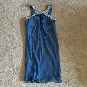Blue Dress Barn flowy mini dress. Size 4